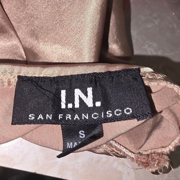 Vintage Y2K I.N. San Francisco Satin Cami Top Size S - Picture 4 of 4